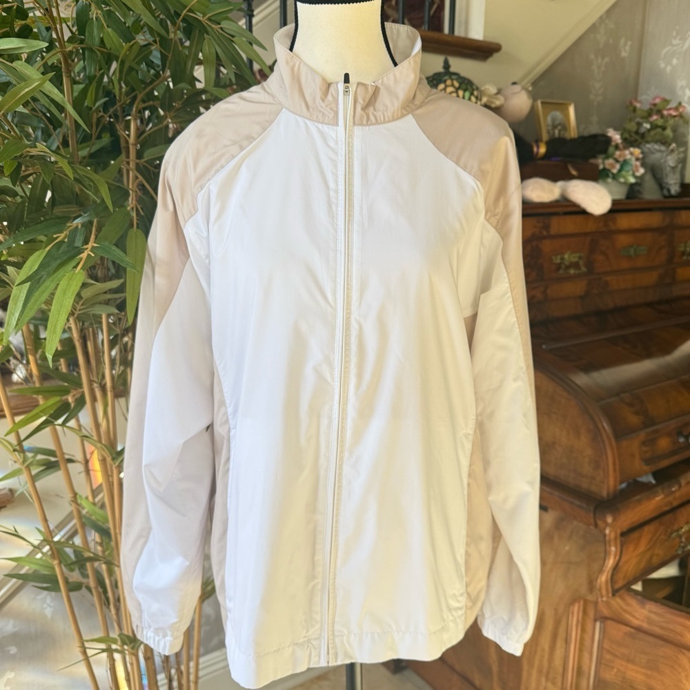 FOOTJOY ladies, golf apparel windbreaker NWOT size medium, zip front lightweight - Picture 2 of 13